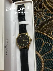 1 ساعة GROVANA اهداء ملكي لون مميز اسود