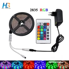  9 حبل ليد اضائه كل الالوان RGB LIGHT ديكور مع ريموت تحكم يضي كل الالوان حركات للزينه حفلات