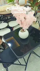  6 طقم طاولة وكراسي قابل للطي — أنيق وعملي   اطلب الان بسعر الحرق