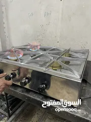  14 غاز ستانليس اربع عيون واربع مفاتيح متين جداً مصنوع بأتقان وحرفية عالية مخصص للمنازل والمطاعم.