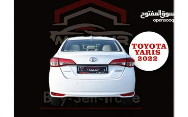  4 0% DP - ORIGINAL PAINT - TOYOTA YARIS SE 2022 -  FIRST OWNER - GCC SPECS - MINT CONDITION