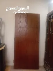  4 باب خشب صلد قشره بلوط