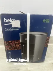  2 ماكينه قهوه beko وماكينه قهوه delonghi