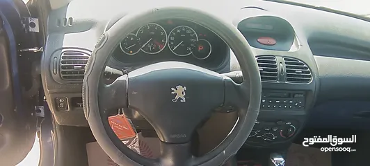  6 بيجو 206 اتوماتيك للبيع
