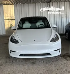  2 Tesla Y 2023 long range عداد 3000 ميل