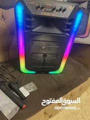  14 سماعة حفلات BT Speaker .. 15 inch  لا سلكية .. جديدة جدا استعمال مرة واحدة فقط . التواصل عبر الواتس