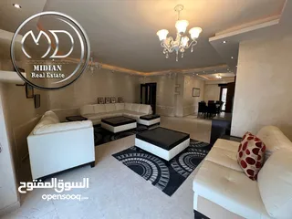  4 شقة شبه ارضي للبيع الرابية مساحة 220م مع ترس و حديقة 70م تشطيبات و ديكورات سوبر ديلوكس بسعر مميز جدا