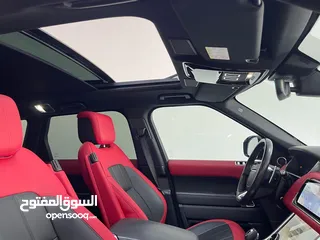  5 رنج روفر 2022 بحالة الوكاله  جمرك جديد