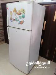  1 ثلاجة جنرال ديلوكس 23 قدم بحالة جيدة جدا