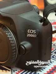  2 كاميرا كانون 2000d جديدة مع الضمان