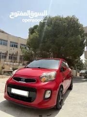  14 كيا بيكانتو 2016 للبيع اوتمات بنزين ماتور 1250 جنط مغنيسيوم تحكم ستيرنك   السيارة بالصلاة على النبي