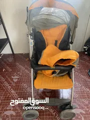  1 عربه وكرسي طفل مستعمل نوع جيكو
