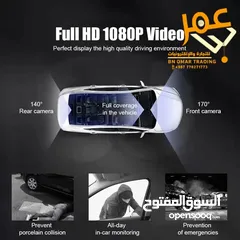  6 كاميرا فيديو DVR للسيارة Cardvr K0170 عدسة مزدوجة / عالية الدقة / 1080P / 4 بوصة / 170 درجة / مستشعر