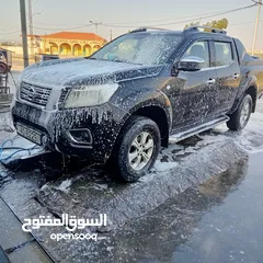  4 للبيع بك اب نيسان نافارا موديل 2019 كرت أبيض دفع رباعي وتفلوك شركه