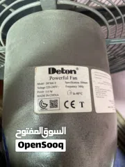  5 Deton Fan DF500-T Powerful Industrial Pedestal Fan - 500mm