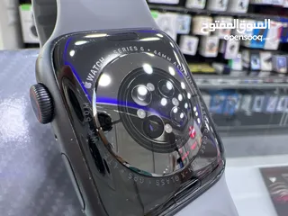  5 Used Apple Watch Series 6 (44mm)  ساعة ايفون الاصدار السادس قياس 44 مم مستعملة بحالة ممتازة ////////