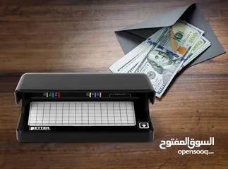  16 فاحص عملة (كاشف عملة ) UV Counterfeit Money Detector