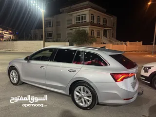  1 سكودا اوكتافيا ستيشن A8 2021 عداد قليل و فحص نخب ، بحالة الوكالة ، إضافات كاملة