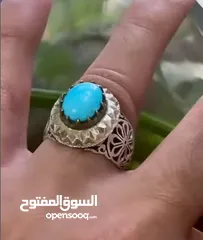  2 قطعة اصلية نادرة خاتم فيروز نيشابوري