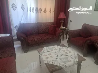  4 طقم كنب اشلي 7 مقاعد و طقم سفرة 8 مقاعد