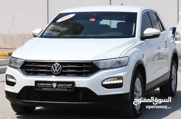  3 فولكس واجن T-Roc 2021 خليجي بدون حوادث بحالة ممتازة