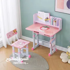  1 مكتب دراسي للأطفال مميز بشكل ومقاسه مكتب الأحلام لكل طفل