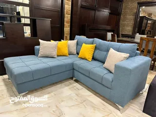  2 طقم كنب full modern كوالتي عالي    مصنوع من أجود أنواع خشب السويد  ، اسفنج ضغط عالي ، قماش شا