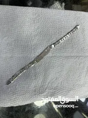  9 اسوارة فضة رجالي عيار 925 إيطالي حجم كبير وزن 11.84 جرام