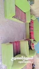  3 طقم كنب الدب مستعمل بحاله جيده جدا 7 مقاعد ما في مزع ولا كسر السعر 40 دينار