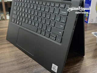  4 لابتوب 2in1 شاشة لمس ديل i7 جيل عاشر رام 16 تخزين ssd 512 يفتح 360 معدني مواصفات عالية انيق جدا