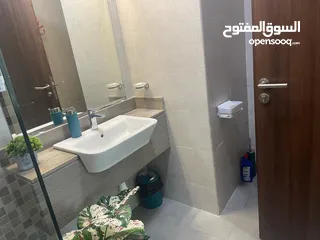  6 لليجار شقه غرفه وصاله مفروشه فرش فندقي في الفرجان Flat for rent in furjan 1bhk with 2 washroom