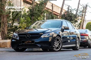  1 Mercedes E200 Avantgarde Amg kit 2015  السيارة وارد و بحالة الوكالة