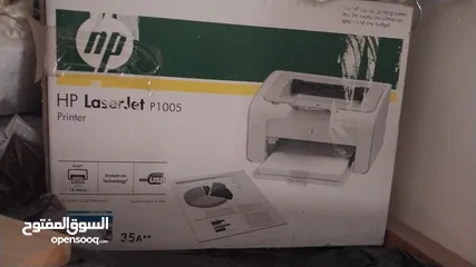  2 جهاز كمبيوتر + مع طابعة  بوضع ممتاز