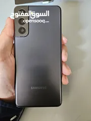  1 Samsung S21 5G Snapdragon 888 سامسونج    S21 5G بحالة الجديد ولا خدش