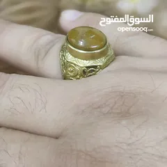  3 خاتم عقيق يماني