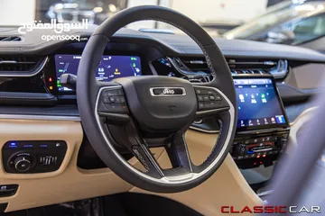  19 Jeep Grand Cherokee 2022 Limited Plug in hybrid 4xe  السيارة بحالة ممتازة جدا و قطعت مسافة 5000 كيلو