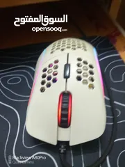  2 ماوس Glorious Model D سلكي – حالة ممتازة للألعاب   Glorious Model D Wired Gaming Mouse – Excellent