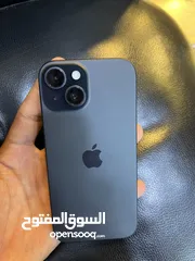  1 ايفون 15 اسود بحالة الوكالة بطارية 97 مساحة  128g للبدل على ايفون 14 pro