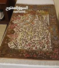  1 سجاده ایرانی حریر طبیعی مصنوعی یدویا