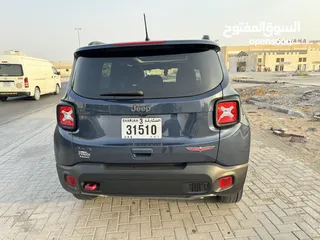  6 Jeep Renegade 2021 Trailhawk 4WD Turbo - Full Option