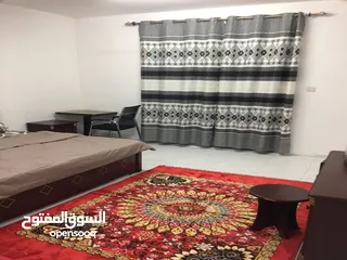  7 للايجار الشهري شقة مفروشة غرفتين وصالة في عجمان منطقة الكورنيش