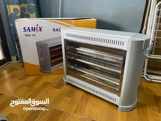  2 Samix Electric Heater White SNK-32