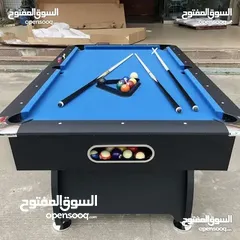  10 طاولة بلياردو خشب (حجم 7 قدم و 8 قدم)