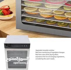  1 ماكينة تجفيف فواكه 8 رفوف جديده