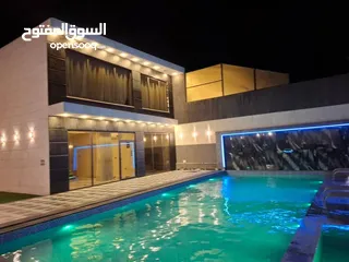  19 شاليه البحر الميت اول الراما جديد وفخم ومميز للايجار اليومي اوشهري او سنوي