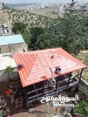 17 تفصيل تركيب مضلات برجولا شرعات معرشات سدد مضلات شراعيه  دربزينات اسوار ساندوتش بنل  لقسان  شوادر
