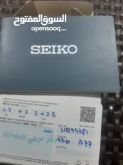  4 ساعة سيكو وكالة مع كامل اغراضها