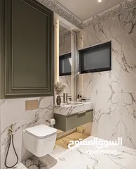  17 شقه فاخره استوديو طابق ارضي مساحه 98 متر / عبدون بجانب تاج مول