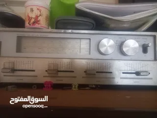  1 مسجل كاترج وكاسيت وراديو قديم عمره اكتر من 50 سنه مع سمعاته للبيع