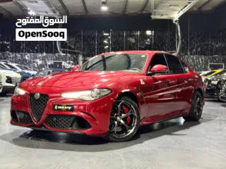  1 2021 Alfa Romeo Giulia Quadrifoglio, Nov 2027 Alfa Romeo Warranty + Service Pack, Low Kms, GCC